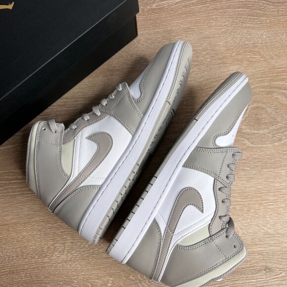 Air Jordan 1 Mid Linen Men - Picture 4 of 9